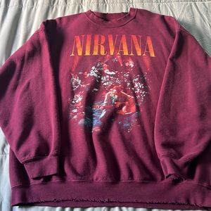 Oversized Nirvana Crewneck